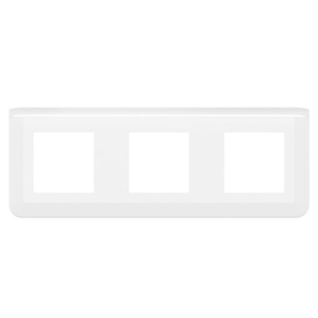 Legrand - plaque de finition horizontale Mosaic pour 3 x 2 Modules blanc Réf. 078806L