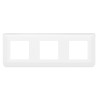 Legrand - plaque de finition horizontale Mosaic pour 3 x 2 Modules blanc Réf. 078806L