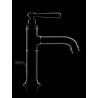 Mitigeur lavabo 100 avec tirette et vidage AX Montreux surface Chromé Réf. 16515000