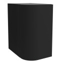 Coquette alliance 1 porte curve largeur 30 cm finition ng mt réf : 97027