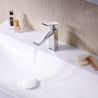 Mitigeur lavabo 110 Tecturis E  CoolStart avec tirette et vidage Chromé Réf. 73014000