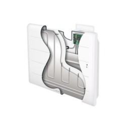Radiateur électrique chaleur douce Connecté Ovation 3 horizontal Blanc 1500W Réf. 480251