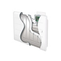 Radiateur électrique chaleur douce Connecté Ovation 3 horizontal Blanc 1500W Réf. 480251