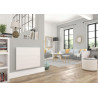 Radiateur électrique chaleur douce Connecté Ovation 3 horizontal Blanc 1500W Réf. 480251