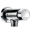 Robinet temporisé 3 sec Temposoft 2 pour urinoir, à déclenchement souple à poser en applique équerre D 15 x 21 mm réf. 778800