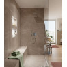 Revêtement prêt-à-poser Fundo Top , aspect marbre, en matière composite marbre, en format 1200x900x4mm en coloris Marbre grey-beige pour Fundo Riolito Neo Réf. 072020920