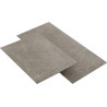 Revêtement prêt-à-poser Fundo Top , aspect marbre, en matière composite marbre, en format 1200x900x4mm en coloris Marbre grey-beige pour Fundo Riolito Neo Réf. 072020920