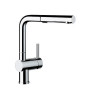 Mitigeur monotrou avec bec tube orientable BLANCO LINUS-S Vario avec douchette couleur chromé garantie 2 ans Réf. 518406