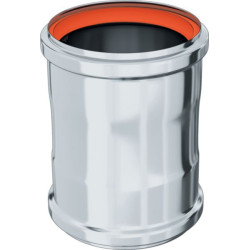 Tuyau inox 316 condens 50 cm 130 4/10 + joint Réf. 150130