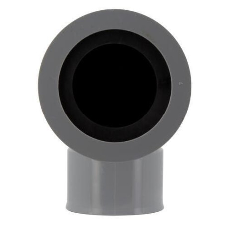Coude système J femelle femelle 87°30 diamètre 50mm CJ88J pour sortie d'appareil sanitaire