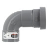 Coude système J femelle femelle 87°30 diamètre 50mm CJ88J pour sortie d'appareil sanitaire