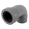 Coude système J femelle femelle 87°30 diamètre 50mm CJ88J pour sortie d'appareil sanitaire