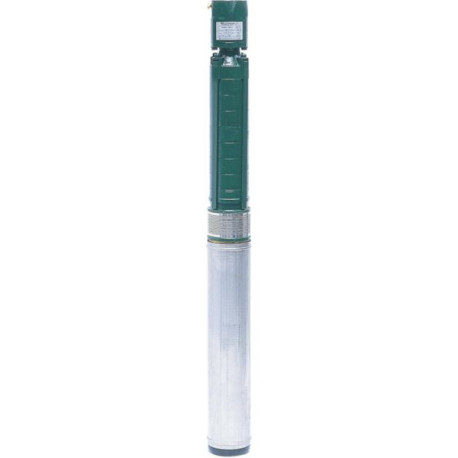 Pompe immergée pour forage 6" 15/400 T alimentation électrique 400 V - 11 kW - 23 A débit 19,8 m³/h - HMT 116 m raccordement 3" Réf. 153375
