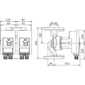 Circulateur Collectif chauffage haut rendement Yonos Maxo-D 80/0,5-6 Réf. 2163261