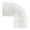 Coude simple femelle femelle 87°30 diamètre 40mm blanc UCH88B