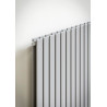 Radiateur eau chaude décoratif PIANO vertical Gris moyen 2020x456x46 1370 W Réf. PI22020084DA482A01