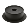 Accessoires de raccordement spécial bois cache conduit coulissant noir d 125 a 250 réf. 129550