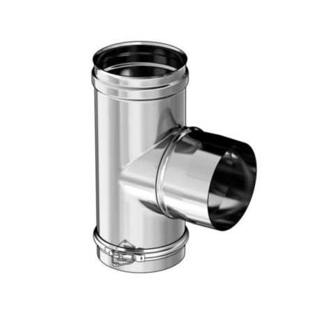 Conduits simple paroi inox 316 rigiten te eq inox 316 180 5 / 10+ bride réf. 684180