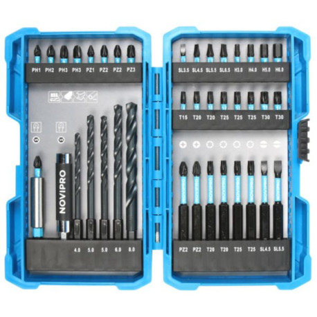 Coffret d'embouts impact Novipro 40 pièces