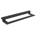 Porte serviettes métallique LLOYD 33 cm finition noir réf : 97664