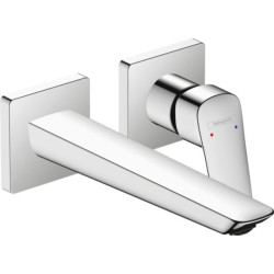 Mitigeur lavabo Logis encastré mural chromé Réf : 71256000