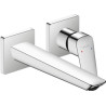 Mitigeur lavabo Logis encastré mural chromé Réf : 71256000