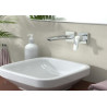 Mitigeur lavabo Logis encastré mural chromé Réf : 71256000