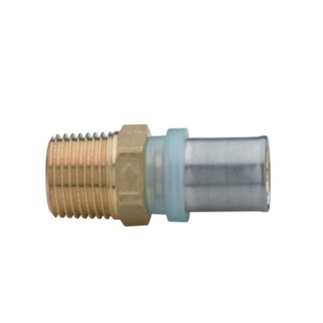 Raccord droit mâle Altech 16x3/8 (x2) pour tube multicouche