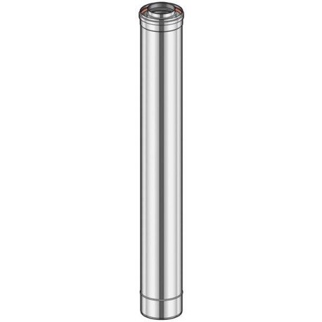 Elément droit INOX-GALVA, diamètre 180 mm, Lg: 25 cm ED 250 180 Réf. 32180003/0