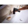Mitigeur lavabo 110 Tecturis E  CoolStart avec tirette et vidage Noir mat Réf. 73014670