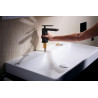 Mitigeur lavabo 110 Tecturis E  CoolStart avec tirette et vidage Noir mat Réf. 73014670