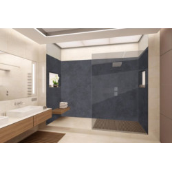 Plaque DECOFAST Béton foncé 2000x1200x3mm Réf.400365