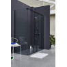 Porte de douche coulissante Contra 160 cm Réf. E22C160-GA