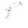 Tubulure lavabo chr sortie ar 3268 Réf. 0501144