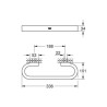 Barre d'appui Selection chromé Réf. 41064000