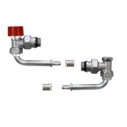 KIT 5 EQUERRE CM 12X1,1 ECRASE. Réf.RK021X002