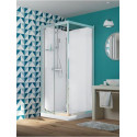 Cabine de douche Eden2 pivotant 80 réf. CA821