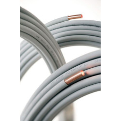 Tube cuivre pré-gainé recuit WICU diamètre 14 mm épaisseur 1 mm couronne de 25 mètres Réf. 501271481