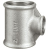 Té réduit 130R fonte malléable galvanisée femelle 33x15x33 réf.130G3315