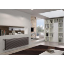 Radiateur eau chaude SAX horizontal Blanc 560x500x55 358 W Réf. SX105001401IR82H01