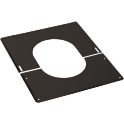 Accessoires opsinox plaque de finition 0° a 30° inox 230 noire réf. 482123
