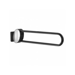 Barre relevable Arsis gris anthracite cache brillant 77 cm chrome réf. 048780