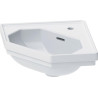 Lave-mains SERIE 1930, 59,5 x 45, avec trop-plein et plage de robinetterie, Blanc Réf. 0793420000