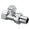 Raccord union de radiateur «Combi C» DN 15, PN 10, té de réglage, chromé Réf.1165554