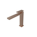 Mitigeur lavabo TABULA mi-haut avec vidage Up & Down Or Rose Brossé Réf. TA22734P
