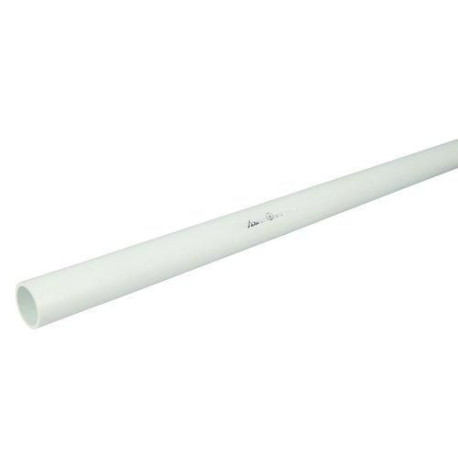 Tube PVC diamètre 40mm longueur 2m EU2HW