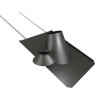 Accessoires opsinox solin inox laque 30°a 45°+collet 180 - 230 réf. 491518
