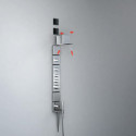 Set de finition Axor STARCK Shower pour robinet d'arrêt 20 x 27, chromé réf. 10972000
