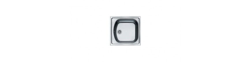Eviers inox à encastrer