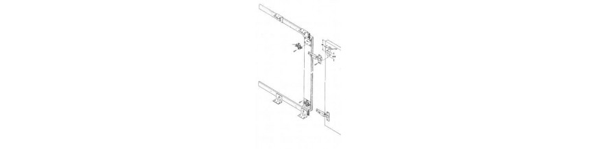 Ferrures portes escamotables